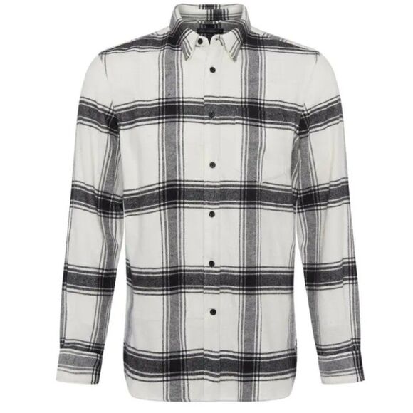 FRENCH CONNECTION Men's Big Checks Flannel Button-Up Shirt Sz Medium - Picture 1 of 12